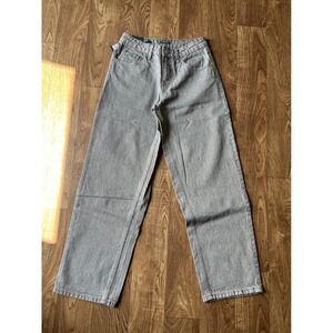Wild Fable EasyRigid Womens 2 Gray Glitter MidRise 90's Relaxed Straight Jeans